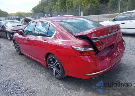 2016 Honda Accord Sport from USA, damaged, VIN 1HGCR2F51GA096857